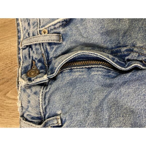 Forever 21 Women's Blue Distressed Denim Cutoff Shorts Size 27 Casual - Picture 8 of 10